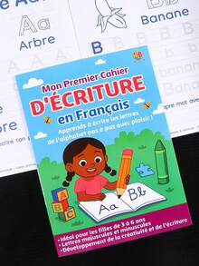 32-Page*2 French Handwriting Practice Notebook For Beginners, A Practical Gift Recommendation - 2 Copies Of 36610-2 - View 8