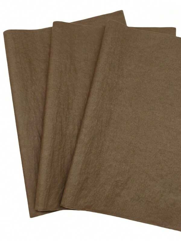 10/20/25/50 Stück braun gemustertes Seidenpapier, geeignet für DIY Basteleien, Party Geschenke, Blumenstrauß Verpackung, Kleidungsverpackung und Geburtstags Geschenkdekoration