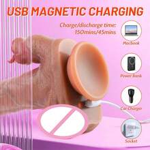 Heating Vibrating Telescopic Realistic Anal Dildos Machine 4 In 1 Thrusting Dildo Vibrator Women Sex Toys With Remote Control - 皮膚 - 查看 8