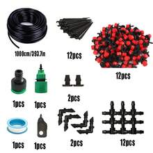 Automatic Irrigation Kit, Adjustable Flow Mini Mist Drip Irrigation, Garden Irrigation Sprinkler Heads With Connectors, Suitable For Agricultural Gardening Atomization System, Drip Irrigation Watering Kit - Orange Spray Nozzle - View 21