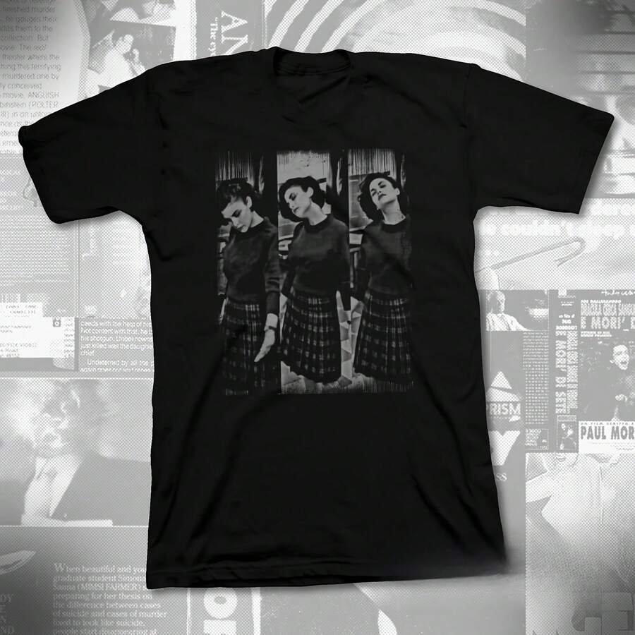 Camiseta Twins Peakss Audrey Horne en oferta de verano camiseta clásica de culto estampada a mano, camiseta de manga corta con cuello redondo para mujer - forma - Ver 1