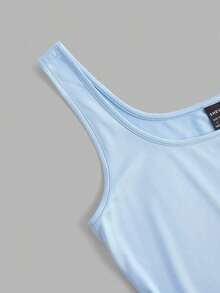 Set de 4 piezas de body ajustado de mujer de varios colores, adecuado para usar de manera casual en verano - Multicolor 5 - Ver 8
