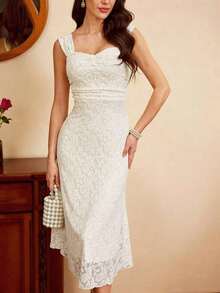 Vestido vintage y elegante para mujer con estampado floral, casual, de corte sirena, para vacaciones de verano, vestidos de verano, vestidos de fiesta, vestidos de graduación, ropa de verano, vestidos de invitada de boda, atuendos de vacaciones para mujer, vestido de boda, vestidos de graduación para mujer, vestido elegante de Pascua para mujer, vestido floral elegante, atuendo de festival, atuendo de concierto de country, vestido de baby shower, atuendo de crucero para mujer, atuendo de brunch, vestido del Día de la Madre - Albaricoque - Ver 12