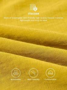 Vestido elegante de resort para mujer con escote y ajuste ceñido, apto para vacaciones, vida diaria y citas - Amarillo - Ver 9