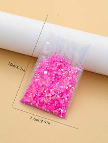 2MM-6MM 混色 2000PCS/包 圓形平底樹脂水鑽 糖果色 AB色 閃亮亮片 DIY 寶石 鑽石 黏貼式 DMC 珠飾 用於衣服、包包、鞋子、馬克杯、瓶子、保溫杯、手機、彩妝 DIY 配件 - 淺玫紅44 - 查看 5