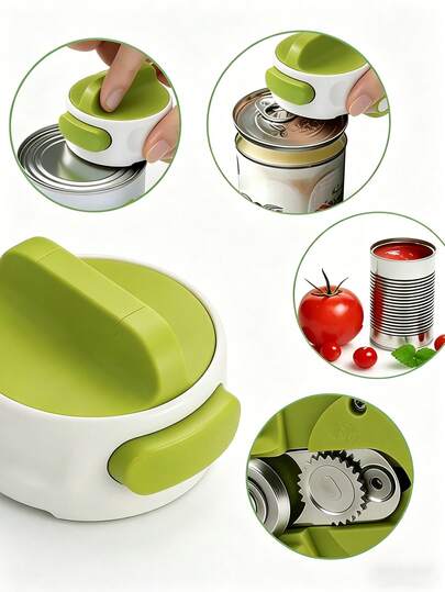 Multi-Functional Stainless Steel Can Opener, Easy To Open Cans And Bottles, Protect Nails, Ideal Choice For Women Concerned About Nail Care. Convenient For The Elderly - Kitchen Tool, Camping Gear, Suitable For Cat/Dog Cans, Open Cans And Bottles Easily And Efficiently