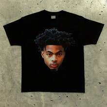 Men T-Shirts - 黑色 - 查看 1