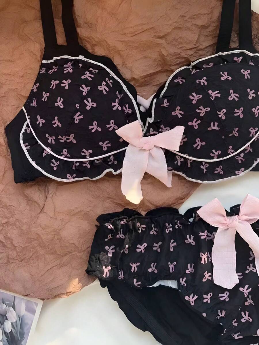 Underwear, Cosplay, Erotic Underwear, Erotic Cosplay, Sexy Lingerie, Lovebu Cosplay, Sexy Garter Belt, Bra, Underwear, Erotic, Naughty, Adult Goods, Panty Rabbit, Contrast Lace, Backless, Front Buckle, Leopard Print, Beautiful Back, Thickening - AA - 查看 1
