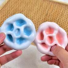 1pc Soft Mochi Squeeze Toy, Stress Relief Squeeze Experience, Wrapped In Thin Ice Skin, Plastic Mochi Texture, Perfect For Office, Party, April Fools' Day Gift (No Need For Needles) - A - View 4