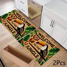 1 件装鸟类图案吸水垫/晾干垫，适用于咖啡机、餐具 - 涤纶吸水桌面保护垫，带橡胶防滑垫，可用于厨房台面装饰、家庭酒吧和餐桌 - 彩色 - 查看 15