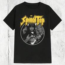 Men T-Shirts - 黑色 - 查看 6