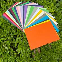 25pcs A5 Multicolor Handmade Cardstock - 25 Vibrant Colors, Macaron + Muted Tones, Suitable For Gift Box Packaging, DIY Albums, Party Decorations, Scrapbooking, High-Quality Art Paper, Essential For Handicraft Enthusiasts - 25 Colored Cards - View 7