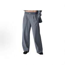 Alo Yoga Suit Up TROUSER Loose Soft Stretch High-Waisted Regular Straight Leg Suit Pants For Women - W51432R - 查看 4