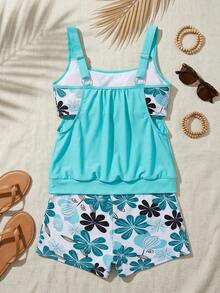 Swim Lushoire Set de 2 piezas de bikini con tirantes finos para la playa y resort de verano en oferta - Multicolor 7 - Ver 7