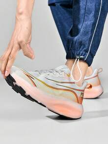 Giày chạy bộ nam nhẹ, thoáng khí, giảm sốc, thích hợp cho chạy đường trường và marathon. - Quả cam - Xem 11