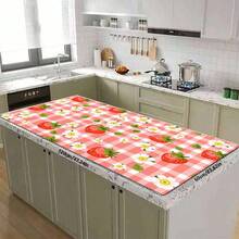 1pc Plaid & Floral Strawberry Pattern Absorbent Mat, Suitable For Cafes And Home Use, Multipurpose Draining Pad, Household Gift, Tabletop Decor - XYLSD-367 - View 8
