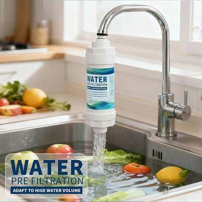 厨房浴室净水器水龙头过滤器，家用水龙头净水器，预过滤净水器，通用安装