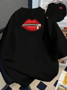 Camiseta unisex% algodón, modelo 2026, lavable aáquina, cómoda para todas las estaciones, adecuada para deportes al aire libre, fiestas en la playa y uso diario, con un diseño novedoso y estilo moderno, ¡tu mejor elección! - Negro - Ver 12