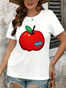 Una camiseta de manga corta para mujer con estilo retro americano, de diseño holgado y estampado (los pantalones son solo sugerencias de estilo). Este artículo sencillo y elegante presenta patrones de texto con temática tropical, siendo un elemento imprescindible para crear un estilo relajado de vacaciones. Es muy adecuado para ocasiones como el Día del Trabajo y el Día de la Independencia de México. La gruesa camiseta multicolor está hecha de 100% algodón con estampados modernos, y es adecuada tanto para hombres como para mujeres. Es un estilo completamente nuevo para primavera/verano/otoño, transpirable y cómodo, sencillo y versátil. - Azul Marino - Ver 7