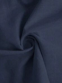 Blusa de mujer con ribete de encaje de color contrastante y cintura ajustable, adecuada para oficina, viajes, negocios, lugar de trabajo, ocasiones sociales, ceremonia de graduación, elegante transporte urbano, uso casual diario, estilo retro de los 90, invitada de boda, dama de honor, anfitriona, salir, citas, fiestas, reuniones, viajes de ocio, festivales de música en el campo, atuendo sencillo, brunch, té, atuendo de aeropuerto - Azul marino - Ver 8