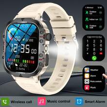 Latest 1.83inch Screen Fashion Design Lightweight Personalized Full Screen Touch Outdoor Sports Smartwatch, Suitable For Men And Women, Equipped With Personalized LED Lights, Plastic Shell, Supports Wireless Calling, Message Notifications, Fitness Tracking, Pedometer, Wireless Music, Multiple Sports Modes, Perfect Holiday Gift. - View 15