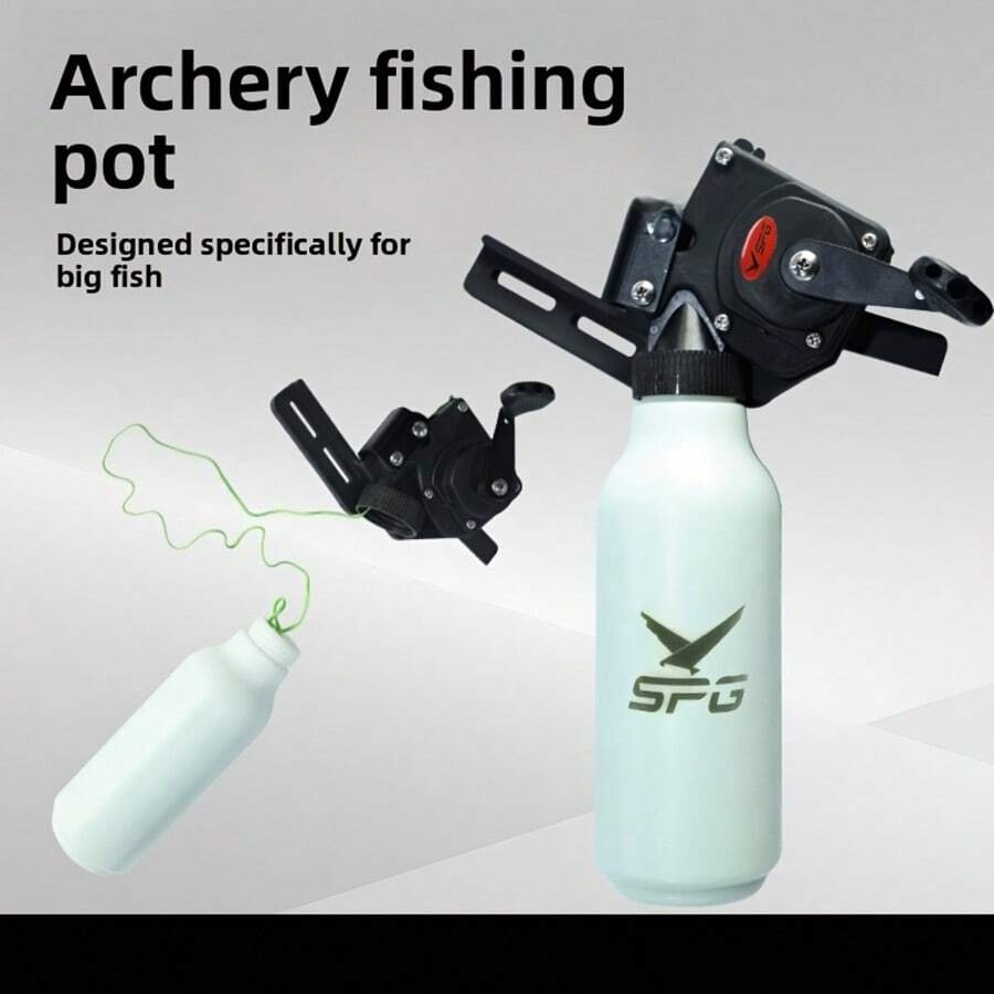 Archery Fish Shooting Pot, Compound Bow Fishing Arrow, Outdoor Fishing Hunting Tool - White - View 1