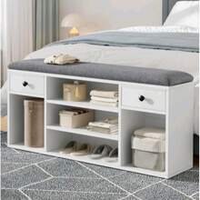 Taburete para cambiar de zapatos - Blanco - Ver 4