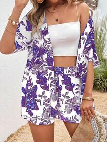 Conjunto de dos piezas para mujer para uso diario - Azul - Ver 6