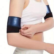 Z373 Random Color 1 Pair Of Women's Slim-Fit Arm Sleeves, Women's Tight-Fitting Arm Guards, Sweat-Enhancing Sauna Arm Bands, Suitable For Fitness, Sports, And Running - Blue - View 8