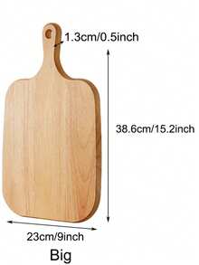 Wooden Pizza Spoon, Cutting Board, Cheese Spoon, Bread & Cookie Plate (For Small Portions), Steak Prep Tray, Chopping Board - Apricot - View 10