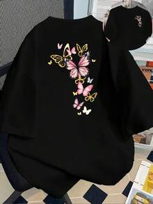 Camiseta unisex% algodón, modelo 2026, lavable aáquina, cómoda para todas las estaciones, adecuada para deportes al aire libre, fiestas en la playa y uso diario, con un diseño novedoso y estilo moderno, ¡tu mejor elección! - Negro - Ver 12