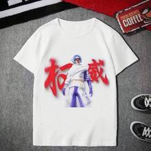 Éxito de  del verano de 2026: camisetas unisex de manga corta para estudiantes, de estilo élite, con estampado de influencer, temática de la paz y  autorizada. - Negro - Ver 5