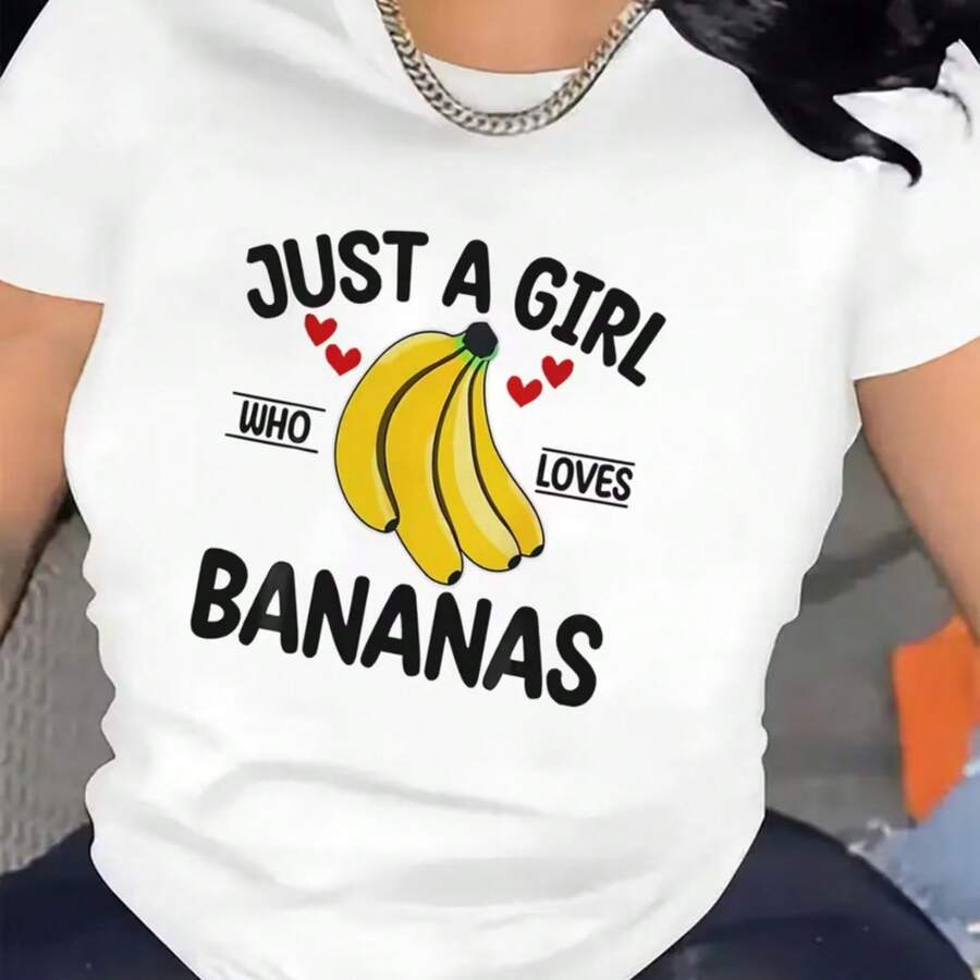 Printed T-Shirt For Men And Women - 白色 - 查看 1
