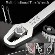 2pcs/Set 3-24 Wrench Set, Universal Spanner Wrench, Multi-Function Adjustable Stainless Steel Wrench, Portable Home Repair And Automotive, Bicycle Maintenance Tool - Box Wrench - View 2