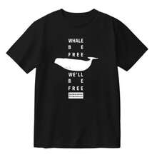 Sé libre, adiós, homenaje, rechazo a espectáculos de animales, camiseta de manga corta, verano, holgada y adelgazante. - Negro - Ver 4