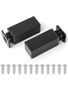 Bộ 20 chiếc/bộ gồm 4 chân tủ điều chỉnh độ cao, chân bàn điều chỉnh độ cao 0-20mm, chân bàn bằng hợp kim nhôm dùng cho nhà bếp, ghế sofa và các đồ nội thất khác. - Bộ 4 chân (tổng cộng 20 chi tiết) - Xem 4