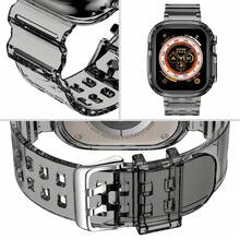 BEIMUSON Funda protectora transparente todo en uno para Apple Watch Ultra, Series 11/10/9/8/7/6/5/4/3, cobertura completa a prueba de golpes, carcasa blanda, ligera y duradera, instalación sin herramientas - Multicolor - Ver 3