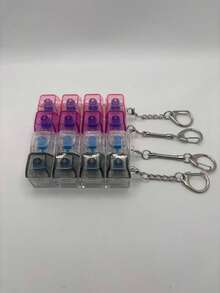 1 pieza Adorno de tecla multicolor para alivio del estrés - Colgante de tecla de teclado mecánico - Regalo del Día de San Valentín y accesorio de moda - Mezcla de colores - Ver 9