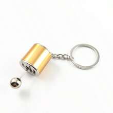 1pc Creative Gear Shift Keychain, Car Manual Transmission Model Small Gift, Stress Relief Toy - Multicolor - View 10