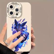 Tema de lucha de Lucario Azul Aura.funda de teléfono Fundas compatibles con ,Apple,VIVO,OPPO,,, y Honor.Fabricadas en silicona TPU,ofrecen protección contra golpes y caídas.regalos para mamá - Blanco - Ver 2