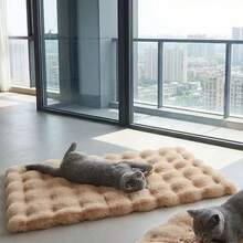 1pc Pet Plush Warm Thick Durable Cushion Mat For Dogs & Cats, Suitable For Autumn/Winter - Multicolor - View 18