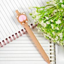 Bút bi gel hình động vật màu hồng ngộ nghĩnh, mực đen có thể thay thế, văn phòng phẩm hoạt hình dễ thương, thích hợp cho trường học, văn phòng, sử dụng hàng ngày tại nhà, quà tặng học sinh, quà sinh nhật, quà ngày lễ. - Bộ - Xem 5