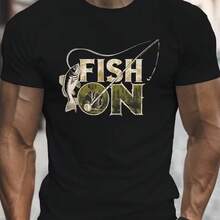 Camiseta impresa para hombres y mujeres - Negro - Ver 1