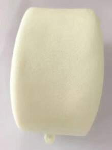 1 pieza/2 piezas Juguete apretable realista de bollo de vapor en rodajas, juguete antiestrés de pan de rebote lento - Blanco - Ver 13