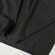 Women's Summer Outfits, No Doubt Band Music Lovers Black Cotton T-Shirt, All Sizes For Men, 100% Cotton Black T-Shirt, Short Sleeve, Crew Neck, Machine Washable, For Family And Friends, Summer Tops, Women's Crop Tops - 黑色 - 查看 4