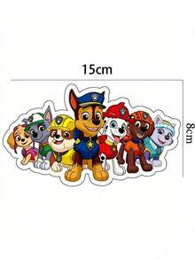 Paw Patrol 3件套汪汪队立大功烘焙生日蛋糕装饰旗插牌 - 查看 5