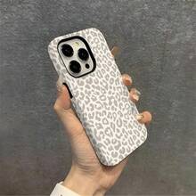 Beige Leopard Print Phone Case, Suitable For IPhone 17 - Multicolor - View 6