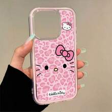 SANRIO Hello Kitty 可爱粉色猫咪元素时尚手机壳，兼容 17/17 Air/17 Pro/17 Pro Max、16/16 Plus/16 Pro/16 Pro Max、15/15 Plus/15 Pro/15 Pro Max、14/14 Plus/14 Pro/14 Pro Max、13/13 Pro/13 Pro Max、12/12 Pro/12 Pro Max、11/11 Pro Max。防尘、高性价比、热门防摔春季礼物 - 粉色 - 查看 3