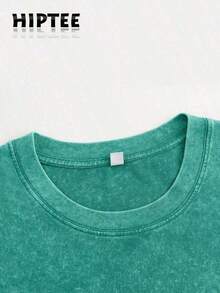 Ropa de hombre; Tops de Verano [100% Algodón] Camisetas Gráficas Oversize para Hombre, Lavado Ácido, Estilo Vintage Los Ángeles, Camisetas Holgadas de Algodón, Ropa Casual - Unisex para Muje - Blanco - Ver 4