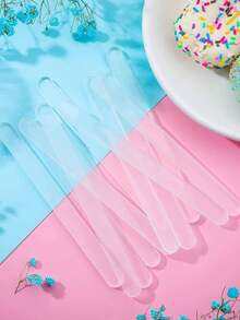 20pcs Acrylic Lollipop Sticks, Reusable Cake Pop Mold, Mirror Popsicle Lollipop Ice Cream Stick - Multicolor - View 9